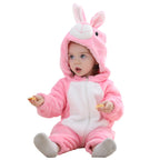 Animal Hooded Baby Jumpsuit