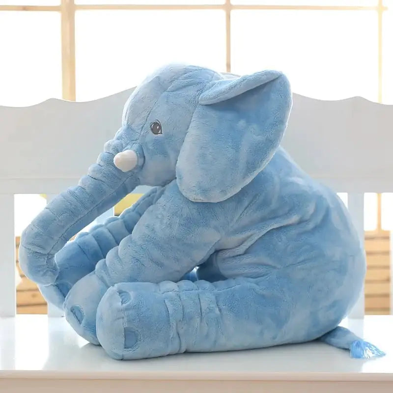 Cozy Elephant Plush Pillow
