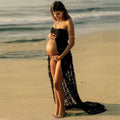 Sheer Lace Dress for Maternity Photography