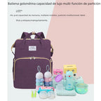 Portable Folding Bed Diaper Bag with Large Capacity