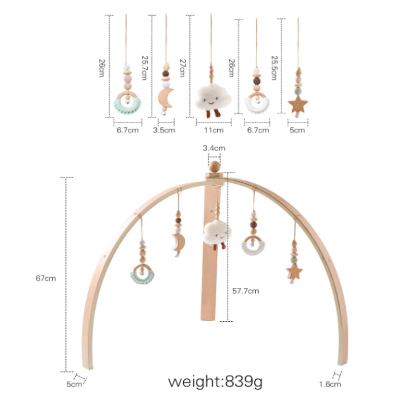 Wooden Baby Activity Gym