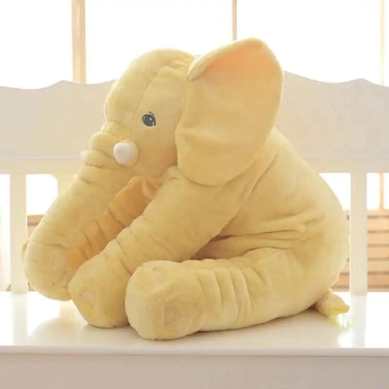 Cozy Elephant Plush Pillow