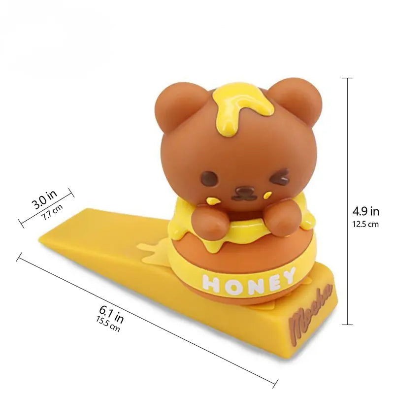 Cute Cartoon Anti-Pinch Door Stopper with Suction Bumper