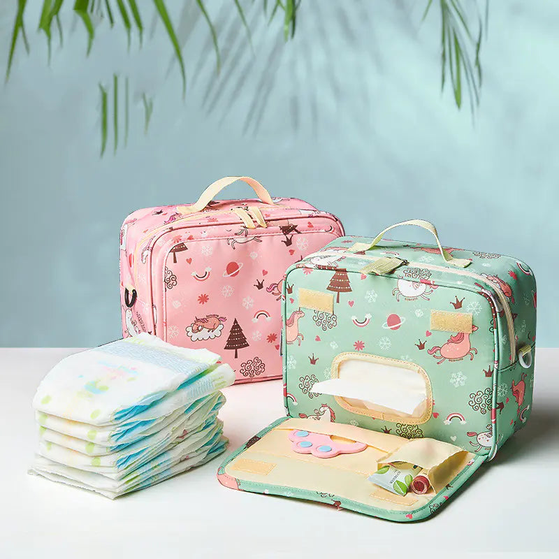 Portable Baby Diaper Storage Bag for Travel