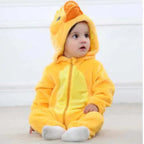 Animal Hooded Baby Jumpsuit