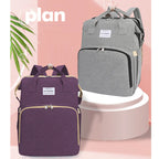 Portable Folding Bed Diaper Bag with Large Capacity