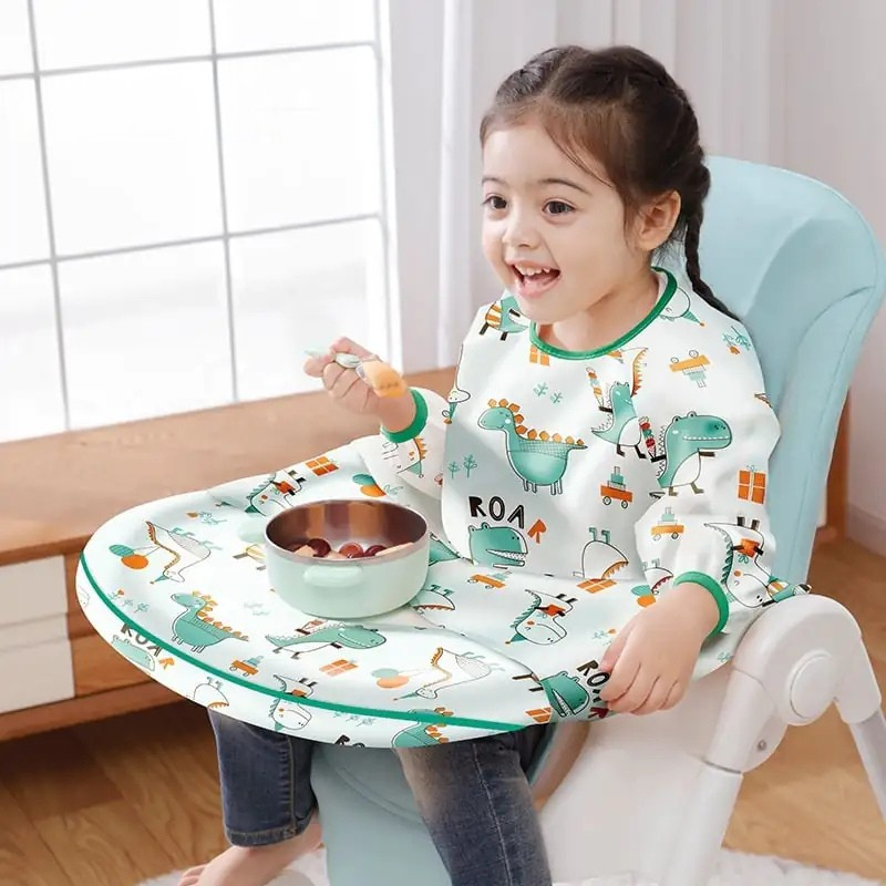 Detachable Water-Resistant Baby Dining Chair Bib