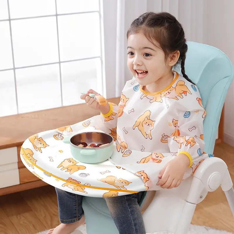 Detachable Water-Resistant Baby Dining Chair Bib