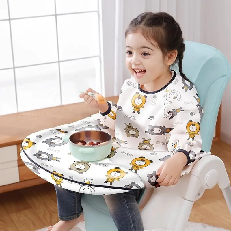 Detachable Water-Resistant Baby Dining Chair Bib