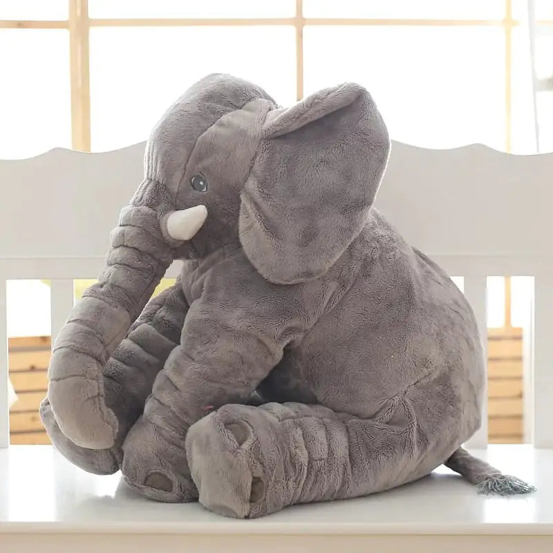 Cozy Elephant Plush Pillow