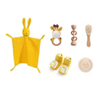 Infant Comfort Rattle Rabbit Bath Towel Gift Set