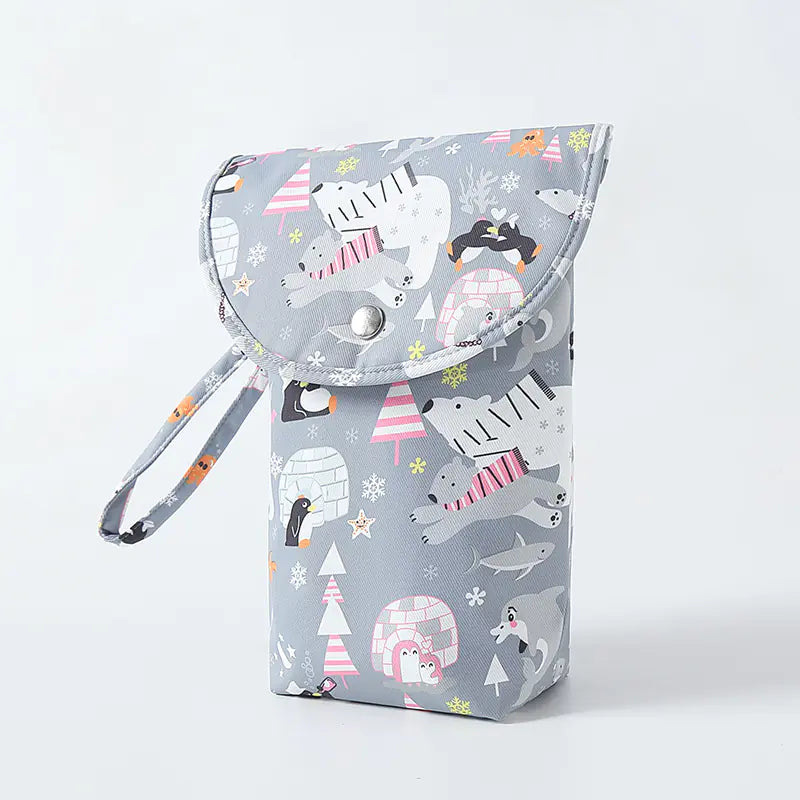 Waterproof Portable Baby Diaper Storage Bag