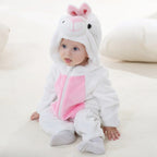 Animal Hooded Baby Jumpsuit