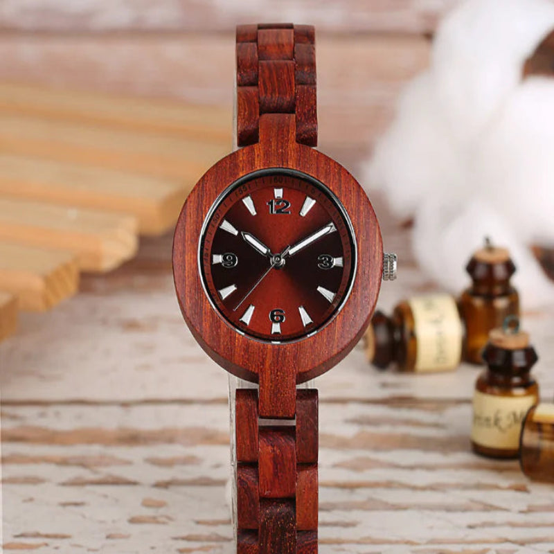 Wooden Quartz Watch for Women - Wood Timepiece