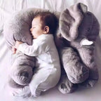 Cozy Elephant Plush Pillow