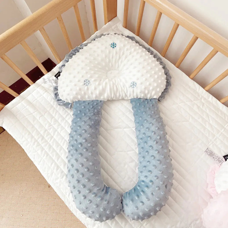 No Top Velvet Anti-Deviation Baby Head Pillow