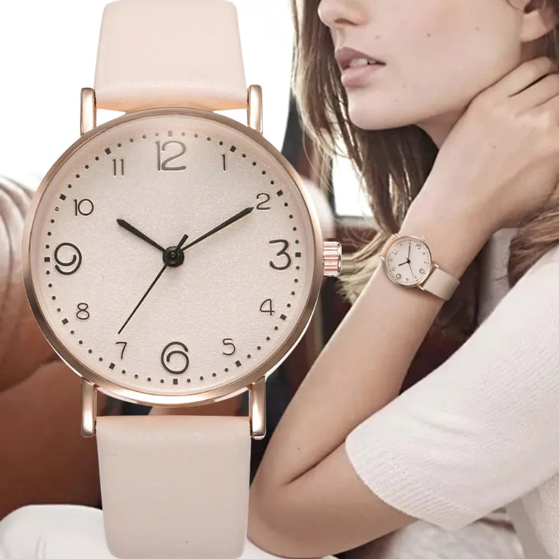 Khorasan Fashion Simple Quartz Watch for Women